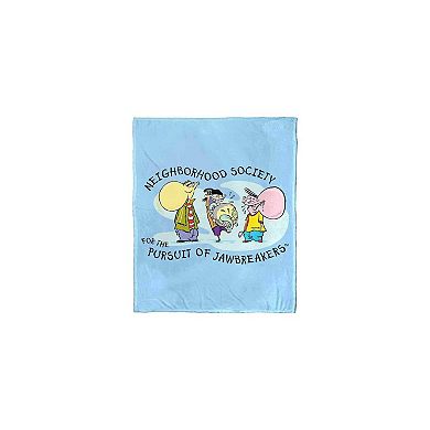 Cartoon Network Ed Edd N Eddy Pursuit Of Jawbreakers Silk Touch Throw Blanket 50x60 Inches