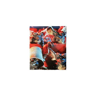 Warner Bros. Gremlins Rowdy Movie Goers Silk Touch Throw Blanket 50x60 Inches
