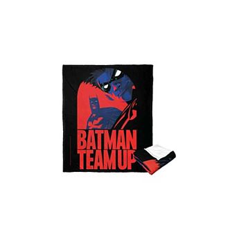 Dc Comics Batman Batman And Robin Team Up Silk Touch Throw Blanket