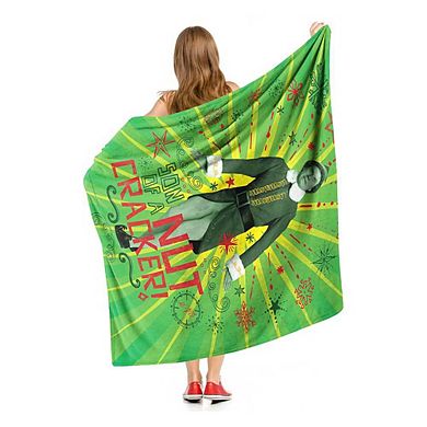 Warner Bros. Elf Nutcracker Silk Touch Throw Blanket 50x60 Inches