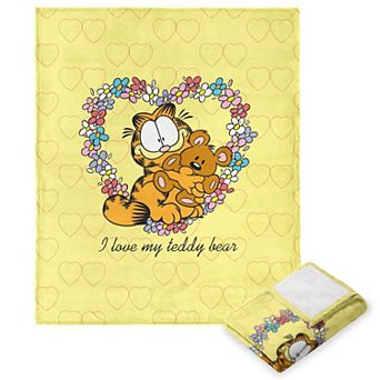 Nickelodeon Garfield Teddy Bear Silk Touch Throw Blanket 50x60 Inches