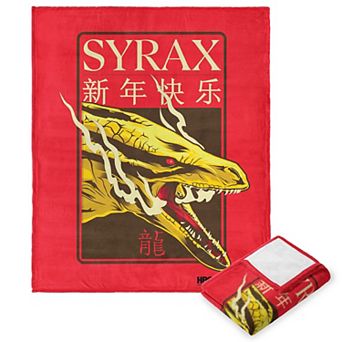 Warner Bros. Game Of Thrones Year of the Dragon Syrax Silk Touch Throw Blanket 50x60 Inches