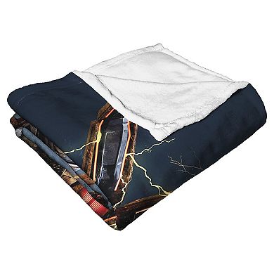 Hasbro Transformers: Rise Of The Beasts Scourge Versus Optimus Prime Silk Touch Throw Blanket