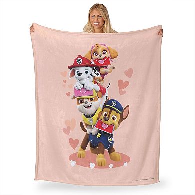 Nickelodeon Paw Patrol Friends For Life Silk Touch Throw Blanket 50x60 Inches
