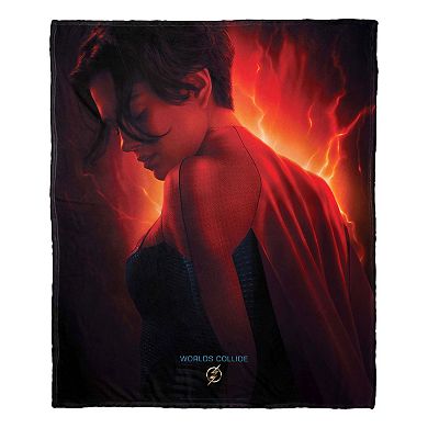 Warner Bros. The Flash Supergirl Silk Touch Throw Blanket 50x60 Inches
