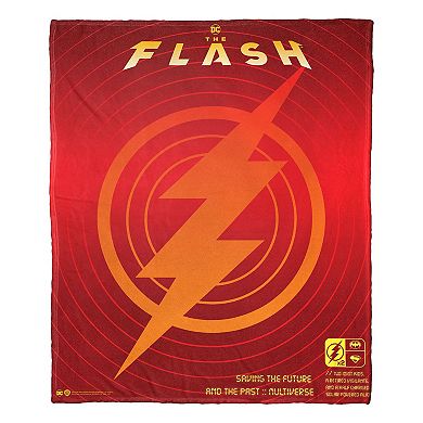 Warner Bros. The Flash Radar Poster Silk Touch Throw Blanket 50x60 Inches