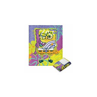 Spongebob Cool Bob Painting Silk Touch Throw Blanket