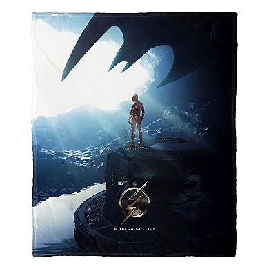 Warner Bros. The Flash World's Collide Silk Touch Throw Blanket 50x60 Inches
