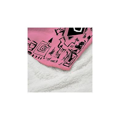 Mean Girls Burn Book Silk Touch Faux Shearling Throw Blanket