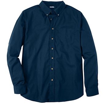 KingSize Men's Big & Tall Long Sleeve Wrinkle Free Sport Shirt