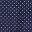 Navy White Pindot