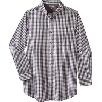 KingSize Men's Big & Tall Long Sleeve Wrinkle Free Sport Shirt