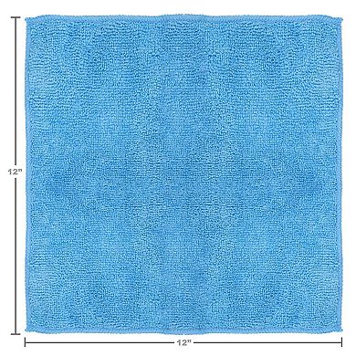 96-Pieces Microfiber Cleaning Cloths 12"x12"