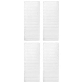 Cotton 4 Pack Hand Towels, Striped Pattern Comfort Towel for Bathroom 14" x 30"