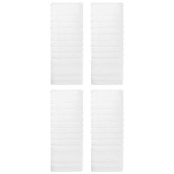 Cotton 4 Pack Hand Towels, Striped Pattern Comfort Towel for Bathroom 14" x 30"