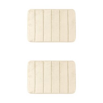 2 pc Non Slip Bathroom Rug Thick Soft Bathroom Mat Bath Rugs Absorbent 20" x 32"