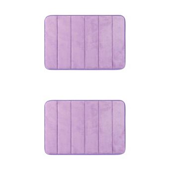 2 pc Non Slip Bathroom Rug Thick Soft Bathroom Mat Bath Rugs Absorbent 20" x 32"