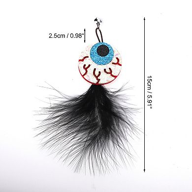 1Pcs Portable Eyes Pattern Cat Playing Rod Replacement for Indoor Blue