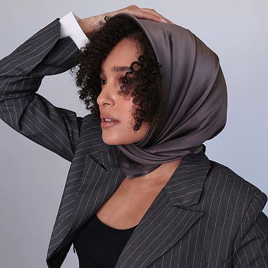 100% Mulberry Silk 36" Square Head Scarf Bandana