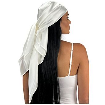 100% Mulberry Silk 36" Square Head Scarf Bandana