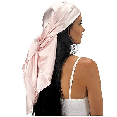 100% Mulberry Silk Headband Scarf Neck Gaiter Chemo Wrap Unisex One Size CHARM Silk Headband Scarf Neck Gaiter - Womens Chemo Head  main image 4