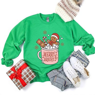Merry And Bright Mug Sweatshirt