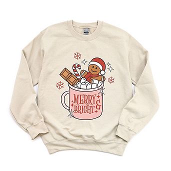 Merry And Bright Mug Sweatshirt