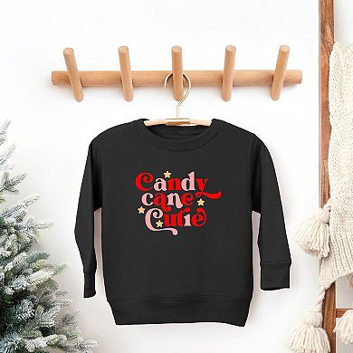 Candy Cane Cutie Stars Youth Ultra-soft Graphic Sweatshirt