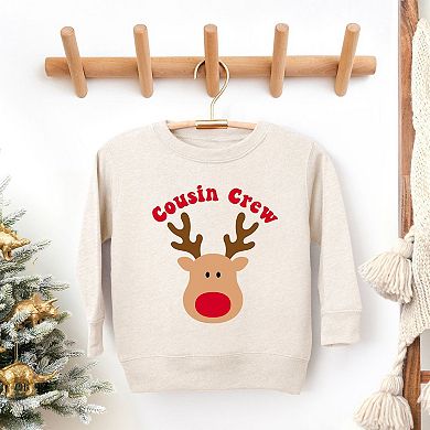 Cousin Crew Reindeer Youth Ultra-soft Graphic Sweatshirt