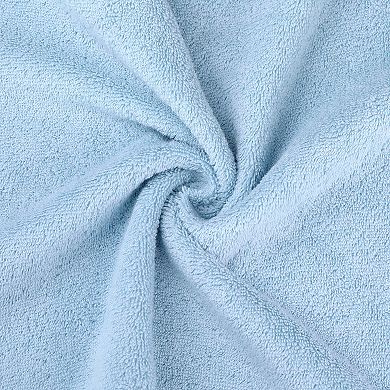 Wave Texture Pattern Hand Towels, Cotton Highly Absorbent Bath Towels For Hotels, Spa