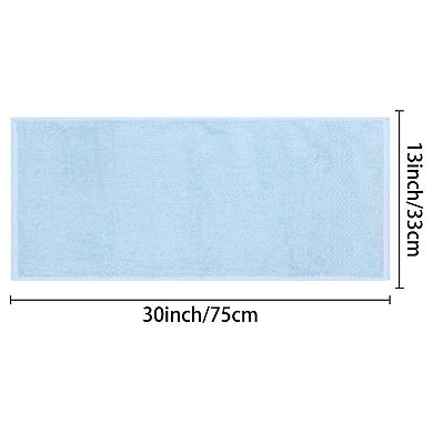 Wave Texture Pattern Hand Towels, Cotton Highly Absorbent Bath Towels For Hotels, Spa