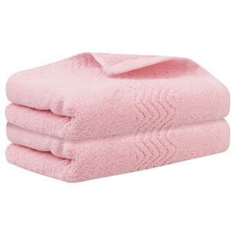 Wave Texture Pattern Hand Towels, Cotton Highly Absorbent Bath Towels For Hotels, Spa