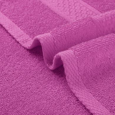 2 Pack Cotton Textured Hand Towels Set, Comfort and Absorbent Towels for Bathroom, Kitchen 13"x30"