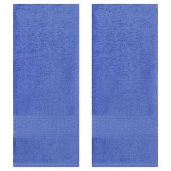 2 Pack Cotton Textured Hand Towels Set, Comfort and Absorbent Towels for Bathroom, Kitchen 13"x30"
