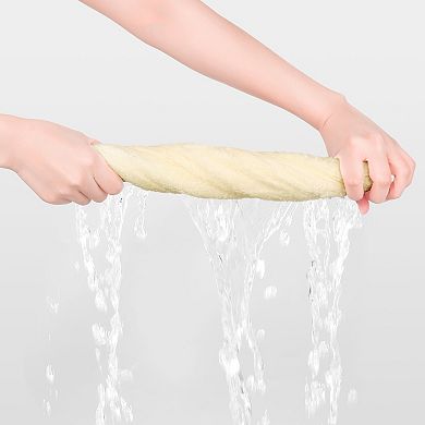 6 Pack Cotton Washcloths, Solid Face Cloths, Highly Absorbent And Quick Drying Towels