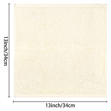 6 Pack Cotton Washcloths, Solid Face Cloths, Highly Absorbent And Quick Drying Towels