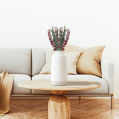 15 Pack Artificial Stems Leaves, Faux Greenery Branches Plants, Fake Plants for Wedding