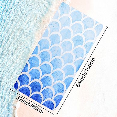 Oversized Beach Towels, Comfortable, Absorbent and Fast Drying Light Pool Towels for Beach 32" x 64"