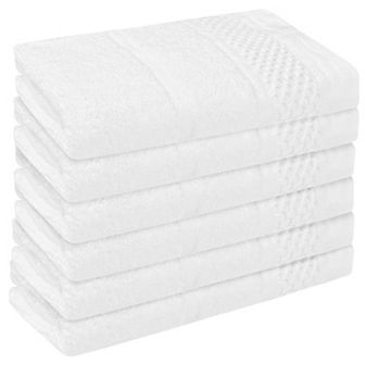 6 Pack Cotton Washcloths For Face, Waffle Checkered Design Face Towels For Bathroom