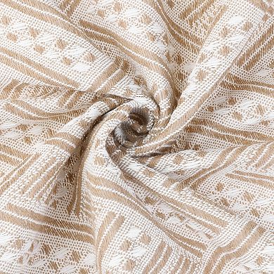 2 Pack Rectangle Tablecloth, Cotton Linen Table Cover With Tassel For Dinner Table 51"x51"