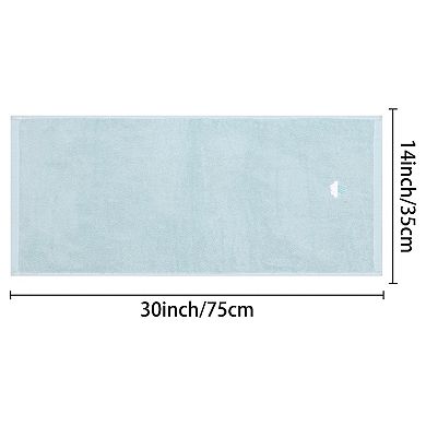 Cotton Cartoon Pattern Hand Towels, Absorbent Decorative Towel for Bathroom 2 Pack 14 x 30inch