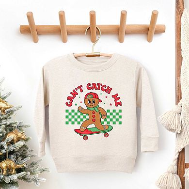 Gingerbread Man Skateboard Youth Ultra-soft Graphic Sweatshirt
