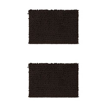 2 pc Non-slip Bathroom Rugs Bath Mat Washable Shower Mat For Bathroom Floor 16" X 24", 20" X 32"