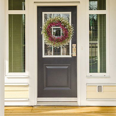 Eucalyptus Wreaths For Front Door Fall Artificial Decorations Farmhouse Wreaths