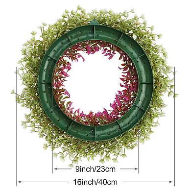 Eucalyptus Wreaths For Front Door Fall Artificial Decorations Farmhouse Wreaths