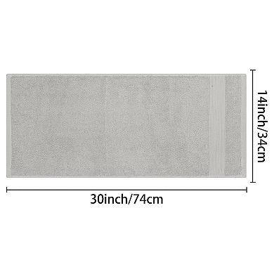 Striped Pattern Hand Towels, Highly Absorbent Towels For Bathroom 14" X 30" 2 Pack