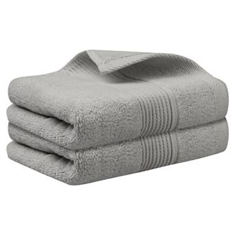 Striped Pattern Hand Towels, Highly Absorbent Towels For Bathroom 14" X 30" 2 Pack