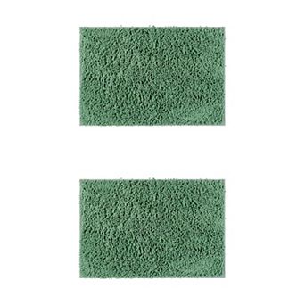 2 pc Soft Plush Non Slip Bath Mat Washable Bath Rugs For Bathroom Bedroom 16" X 24"