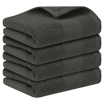 Cotton Hand Towels Set, Highly Absorbent And Quick Drying Towel For Spa 14" X 30" 4 Pack