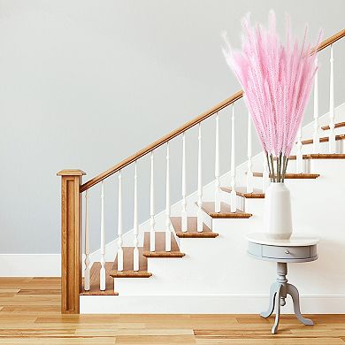 12 Pack Artificial Plants, Faux Wheat Grass Greenery Plant for Office Garden Porch Window Decor